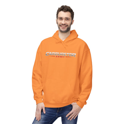 Hoodie - "Carburetor Army" Minimal Logo Pullover