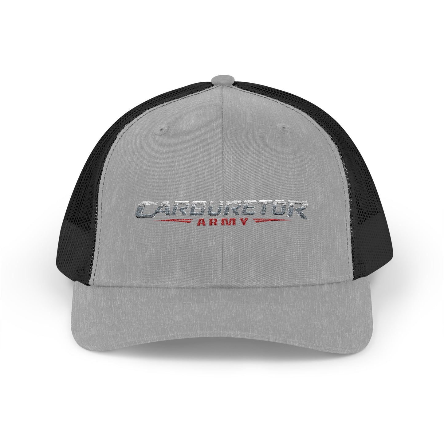 Survivor Embroidered Trucker Cap — Distressed Patriotic Snapback