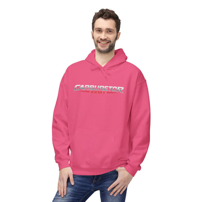 Hoodie - "Carburetor Army" Minimal Logo Pullover