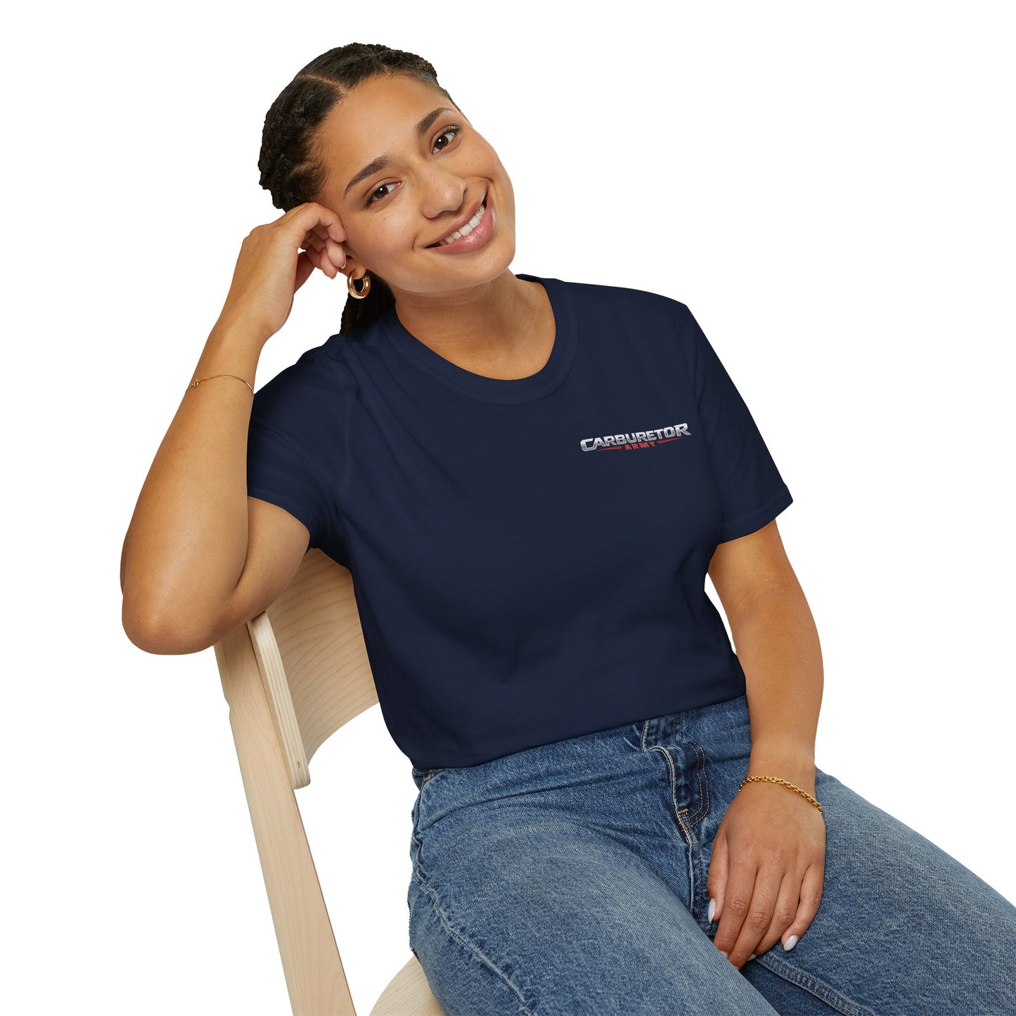 "Carburetor Army Choke on it" Performance Racing Tee