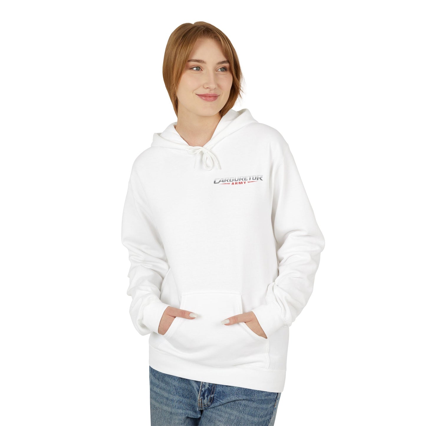 "Carburetor Army Choke on it" Minimal Logo Pullover