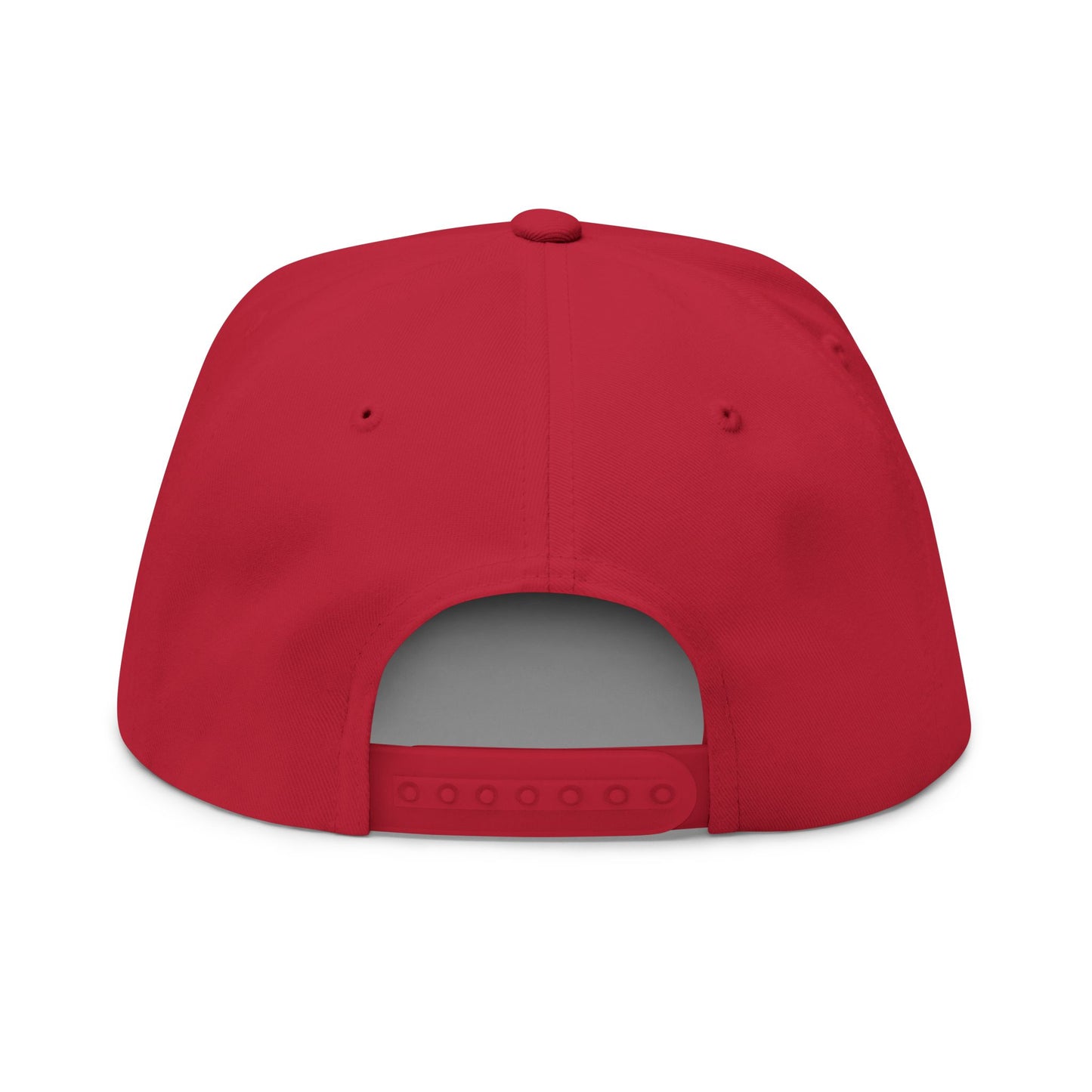 Flat Bill Cap — "Carburetor Army" Embroidered Snapback Hat