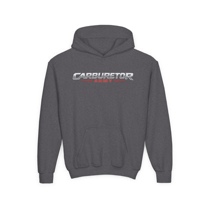 Youth Hoodie — "Carburetor Army" Logo Pullover