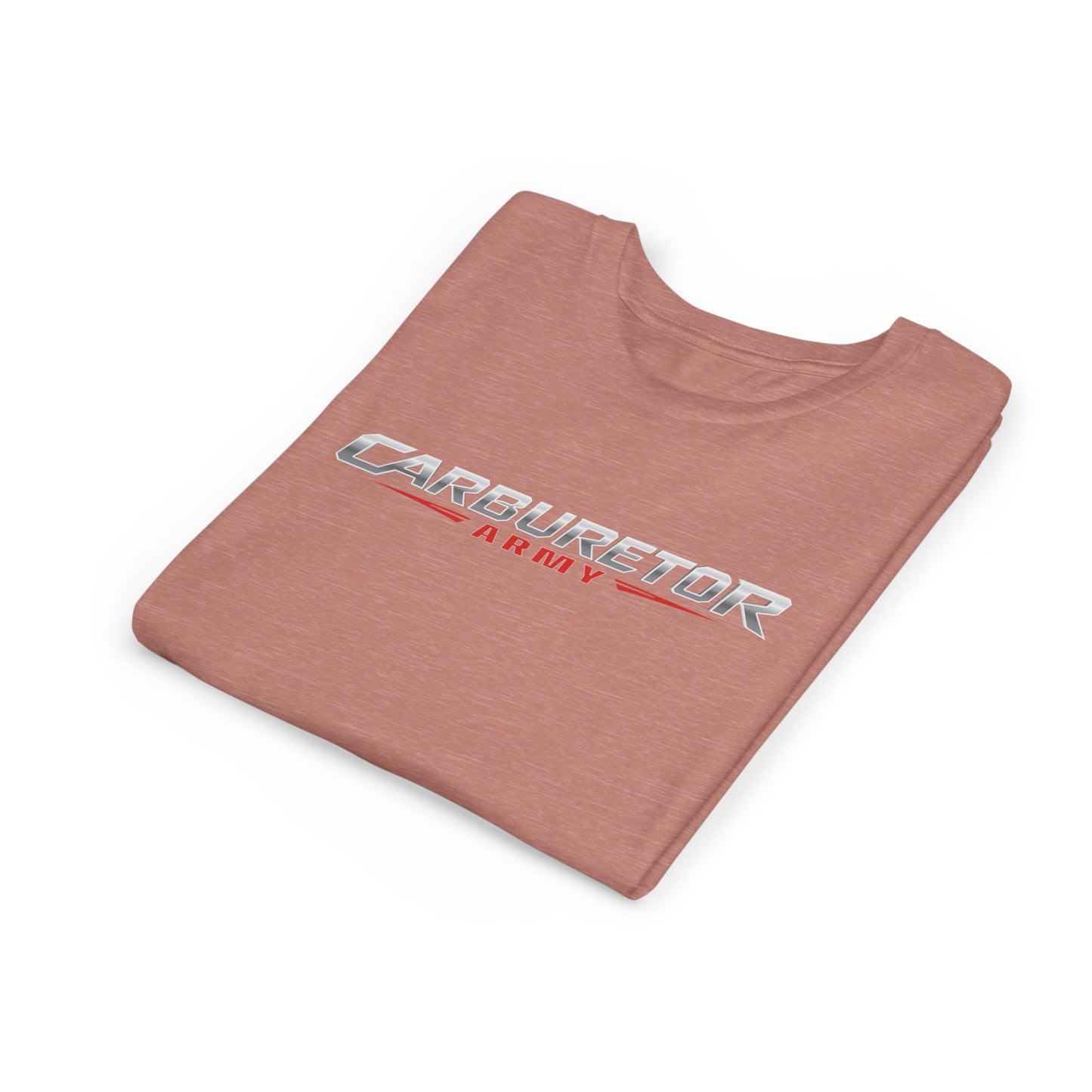 Youth Tee — "Carburetor Army" Racing Logo Shirt