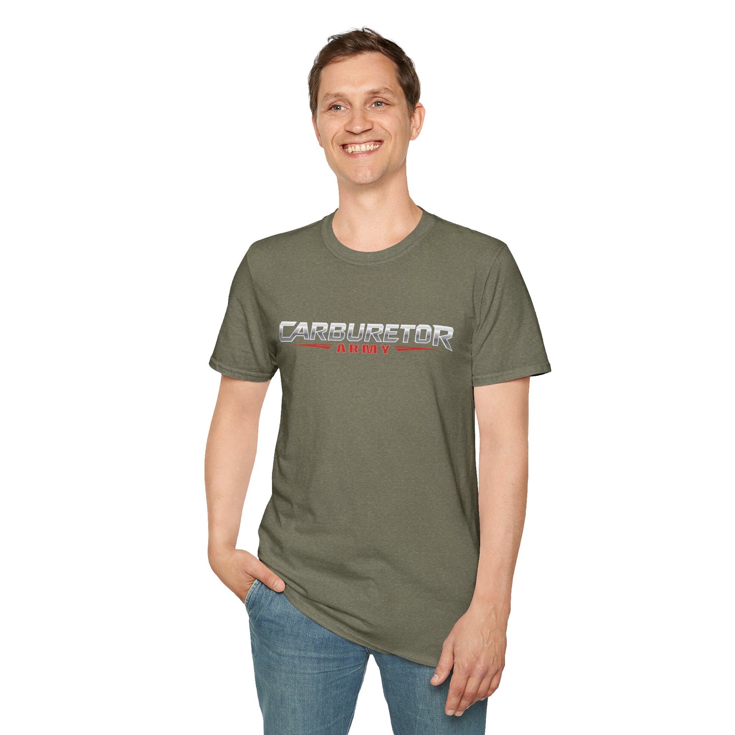 T-Shirt — "Carburetor Army" Performance Racing Tee
