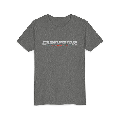 Youth Tee — "Carburetor Army" Racing Logo Shirt