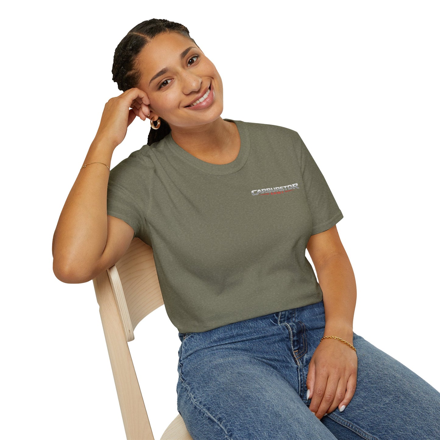 "Carburetor Army Choke on it" Performance Racing Tee