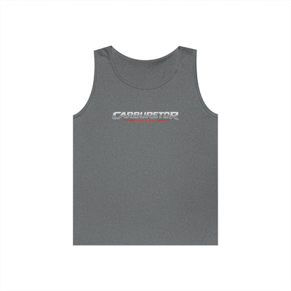 Carburetor Remix Tank Top — Minimalist Retro Racing Logo Tank