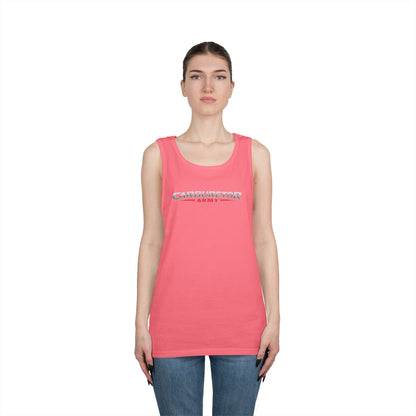Carburetor Remix Tank Top — Minimalist Retro Racing Logo Tank