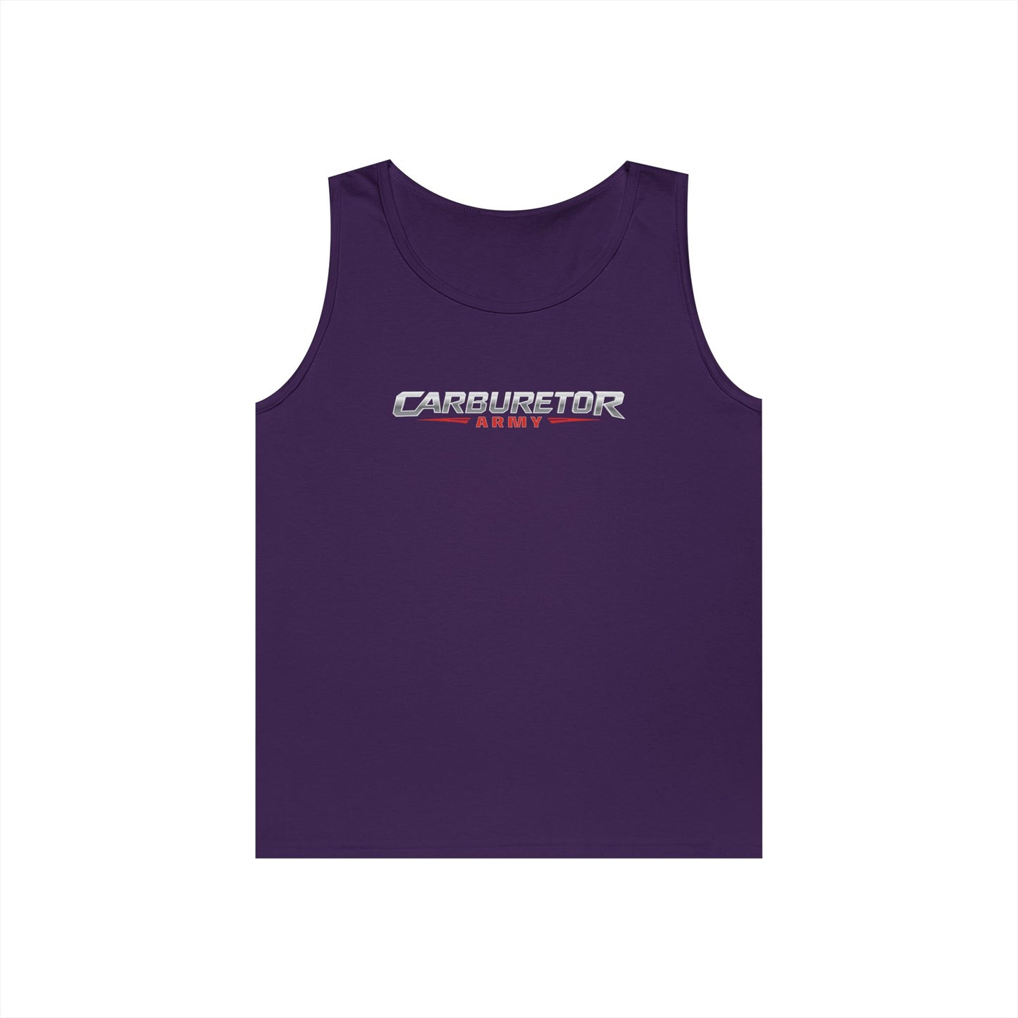 Carburetor Remix Tank Top — Minimalist Retro Racing Logo Tank