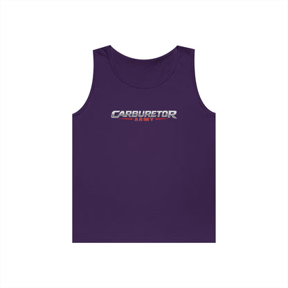 Carburetor Remix Tank Top — Minimalist Retro Racing Logo Tank