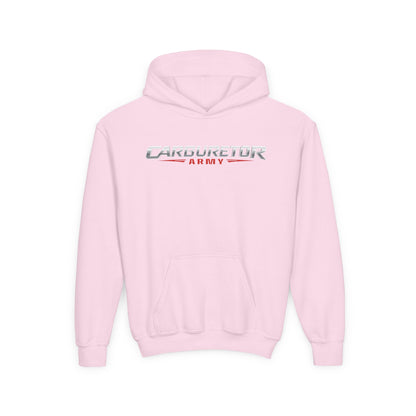 Youth Hoodie — "Carburetor Army" Logo Pullover