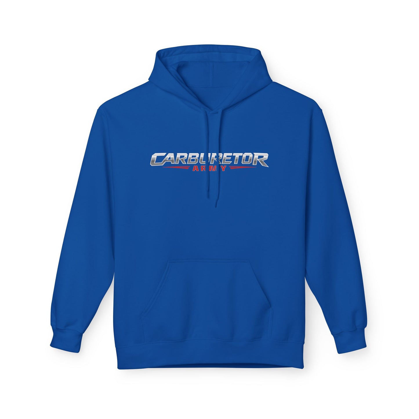 Hoodie - "Carburetor Army" Minimal Logo Pullover