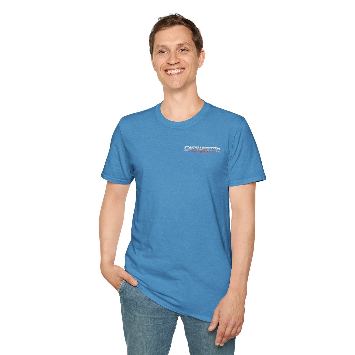 "Carburetor Army Choke on it" Performance Racing Tee