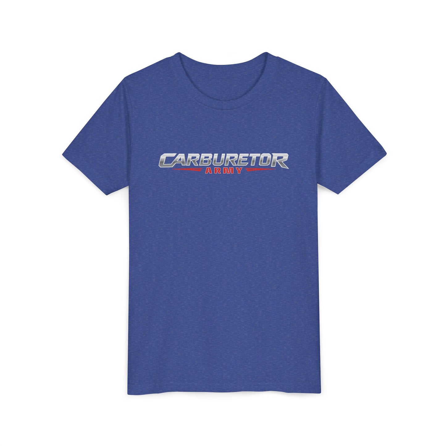 Youth Tee — "Carburetor Army" Racing Logo Shirt