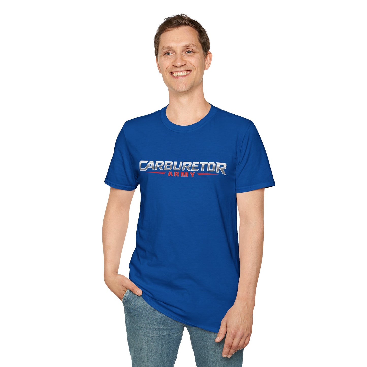 T-Shirt — "Carburetor Army" Performance Racing Tee